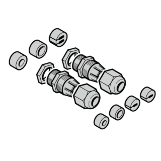 Set de raccords 2 x M16 Hormann Réference 638038
