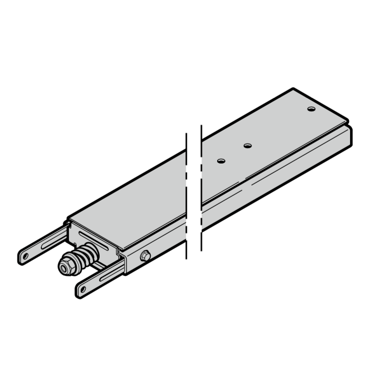 Rail de guidage Moyen ITO 400 (FS 400) Hormann Réference 638208