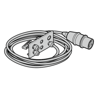 Câble de raccordement 3 x 230V Lg 1000mm Hormann Réference 638147