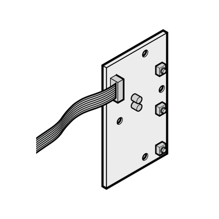 Platine de clavier A435 et B 435 Hormann Réference 637601