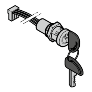 Contacteur à clé miniature Hormann Référence 638140