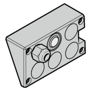 Couvercle pour raccord câble WA 300 S4 Hormann Référence 636939