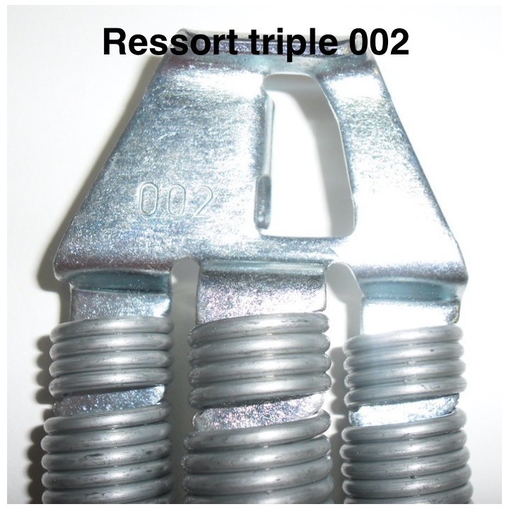 Kit de 2 ressorts 002 - 302 ressort triple porte N80/S95 hormann ref 1195002P