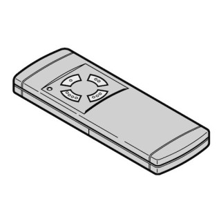 Emetteur de sécurité HSS4 40 MHz Hormann référence 437589