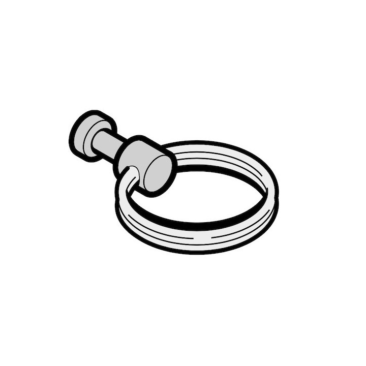Anneau porte clés pour HSM 4 et HSE 2 Hormann Référence 438010