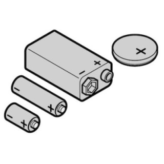 Piles 9 V, E-block Hormann Référence 436025