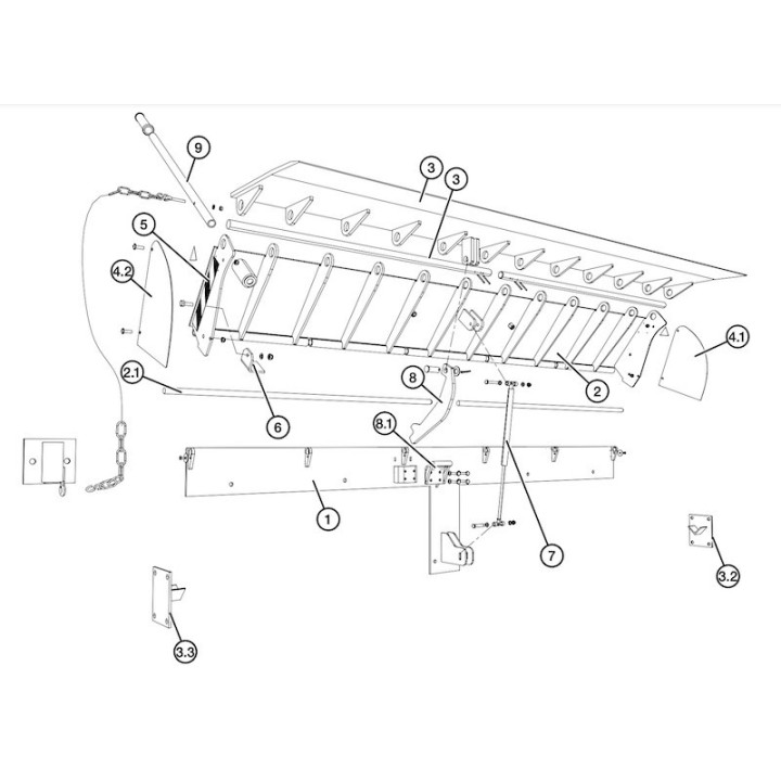 Cadre MLS 1250 Galvanisé coffrage perdu Hormann Référence 2000999