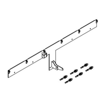 Charnière arrière MLS / MRS 1500 galvanisé Hormann Référence 2011376