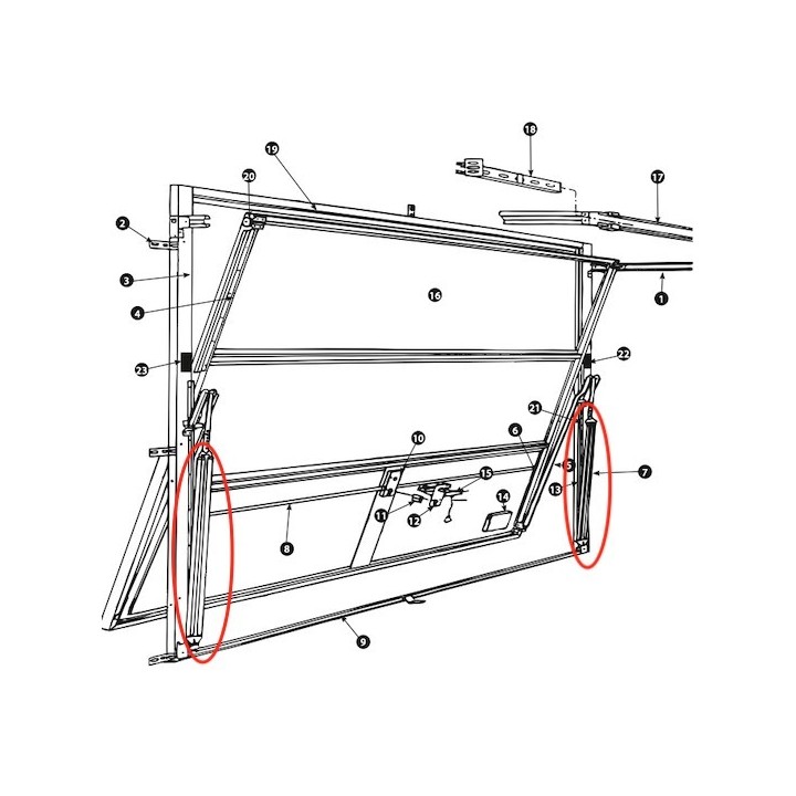 RESSORT N°0 Novoferm Référence 80026001