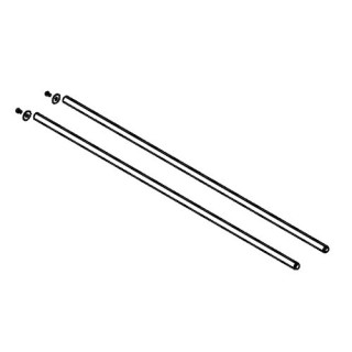 Set complet axes de charnière arrière MLS / MRS 2000 Hormann Référence 308809
