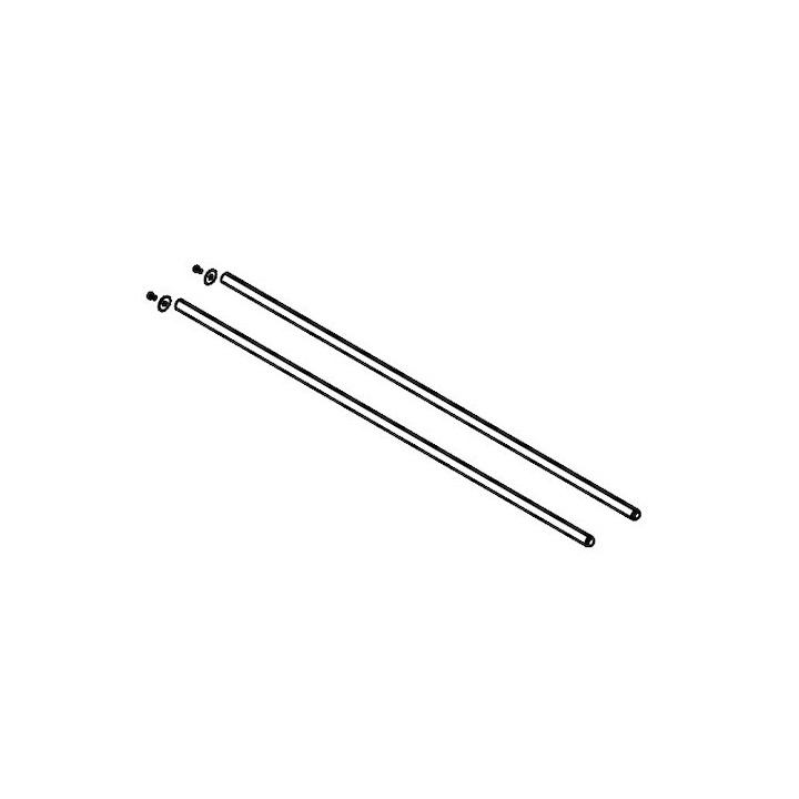 Set complet axes de charnière arrière MLS / MRS 2250 Hormann Référence 308810