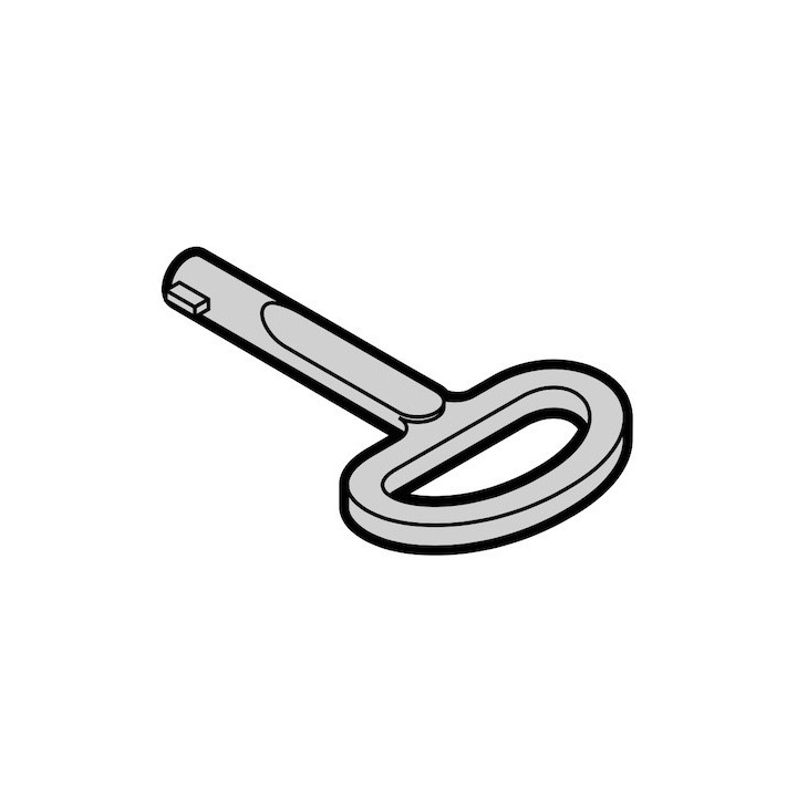 Clé de remplacement, queue de pic Hormann référence 639217