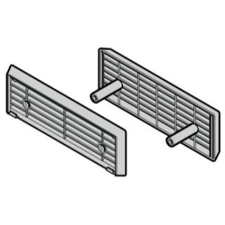 Grille d'aération pour porte sectionnelle 42mm Hormann Référence 3041072