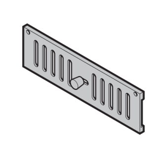 Glissière pour grille d'aération Hormann Référence 3021556