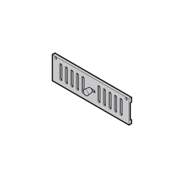 Glissière pour grille d'aération Hormann Référence 3021556