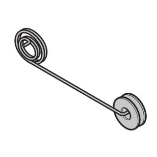 Ressort à branches Droite avec rouleau coulissant Hormann Référence 3022528