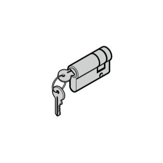 Demi-cylindre, 30 + 10 mm à fermeture différente porte sectionnelle Hormann Référence 3091449
