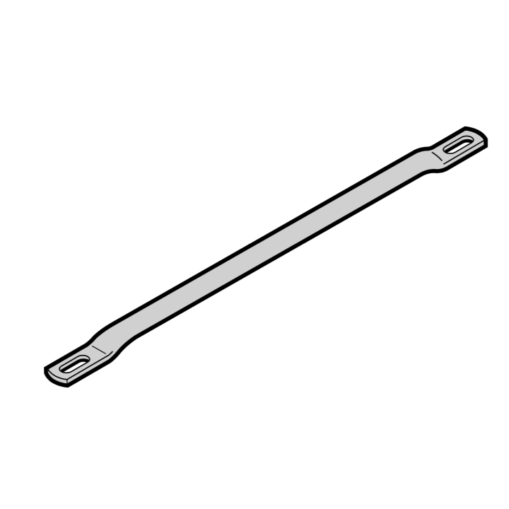 Tringle de verrouillage Lg 310mm Hormann Référence 3040329