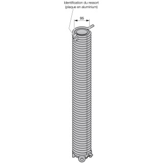L64 Ressort de torsion porte Hormann Référence 3094789
