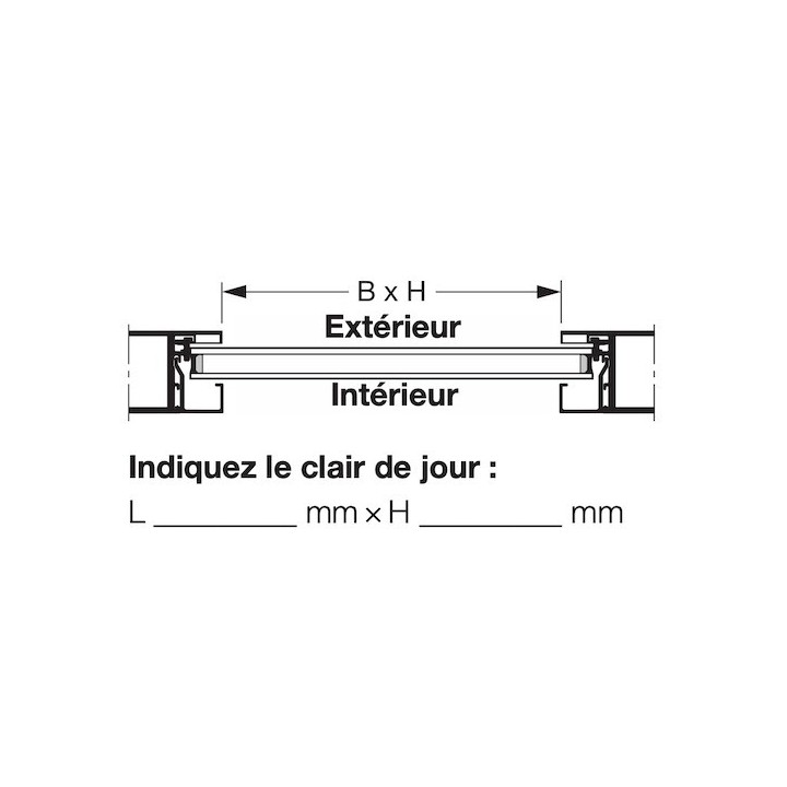 Treillis métallique laqué au pistolet, SG Hormann Référence 3095229
