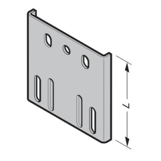 Support de rail de guidage L93mm Hormann Référence 3013391