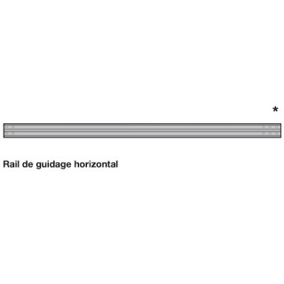 Rail de guidage horizontal droite Hormann Référence 3089361