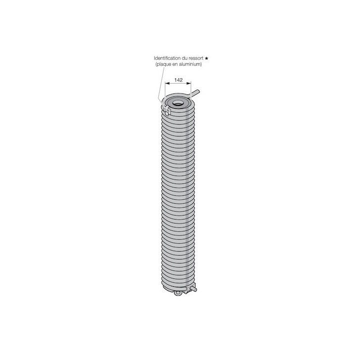 R95 Ressort de torsion porte Hormann Référence 3094836