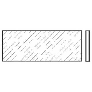 Panneau PU 16mm, aluminium, anodisé, lisse, EU Hormann Référence 3095233