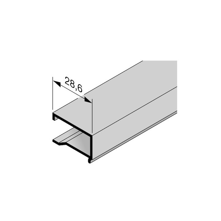Parclose en aluminium NP 3 Hormann Référence 3045673