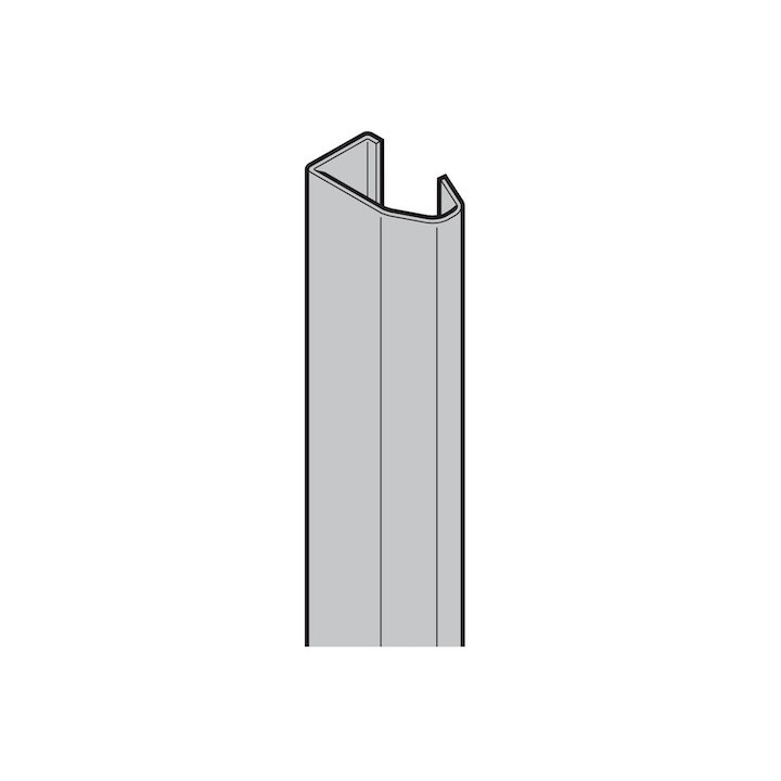 Rail de guidage vertical gauche avec perforations carrées Hormann Référence 3044800