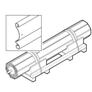 Tablier HR 120 A SB Ral 8028 Hormann Référence 9800772