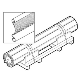 Tablier HR 120 Aero SB Ral 9006 Hormann Référence 9800777