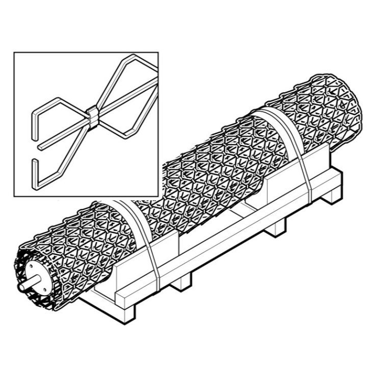 Tablier Grille HG-L SB Laminé à froid Hormann Référence 9800779