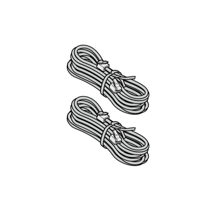 Lot 2 de câbles d'alimentation pour STA400 - STA500 Hormann Référence 637659