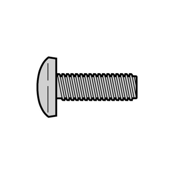 Lot de 10 vis à tête goutte-de-suif M8 x 40 Hormann Référence 3041409