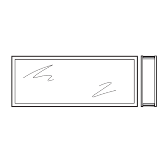 Vitre synthétique épaisseur 80 transparente 45mm Vitre quadruples K4 Hormann Référence 3095258