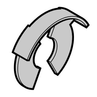 Clip / Bride aveugle STS 12 Hormann Référence 3063457