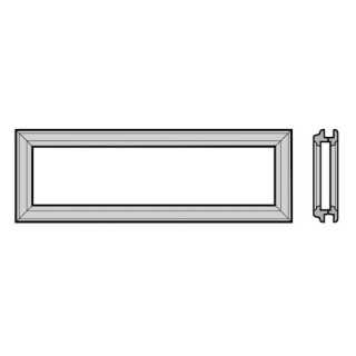 Cadre synthétique type D, pour sections de porte à double paroi 42mm, noir Hormann Référence 3065217