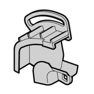 Pièce de raccordement gauche pour rail de guidage horizontal Hormann Référence 3054710