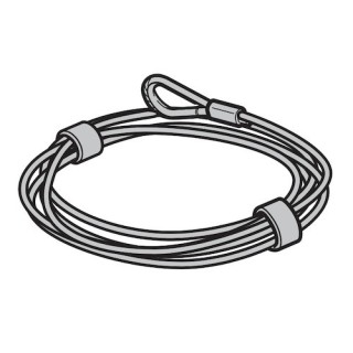 Câble de traction diam 4mm pour tambours d'enroulement avec terminal Hormann Référence 3094621