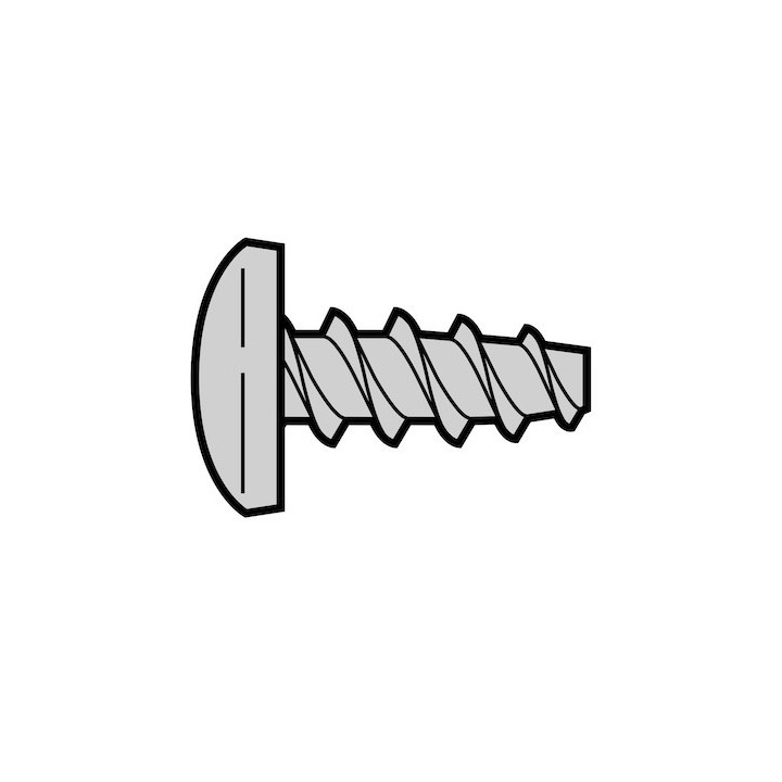 Lot de 10 vis à tôle à tête goutte-de-suif et Torx en acier inoxydable Hormann Référence 3065933