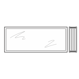 Vitre quadruples synthétique 51mm Teintée en blanc (opale) M4 Hormann Référence 3095270
