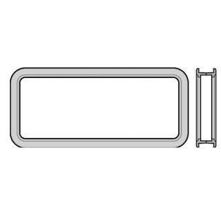 Cadre moulé sous pression pour hublot type A Hormann Référence 3094062