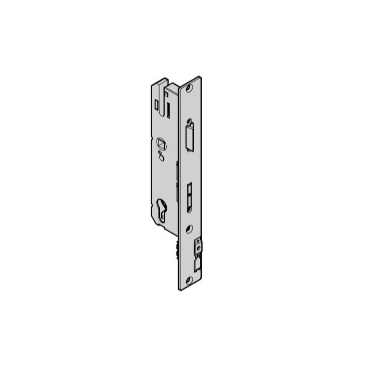 Serrure DIN droite multipoint, fonction antipanique B pour porte sectionnelle Hormann Référence 3093771