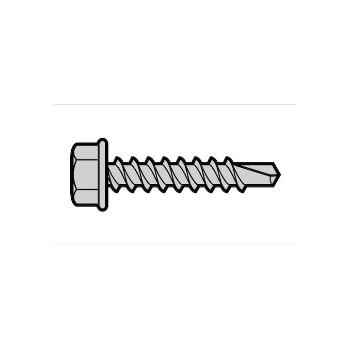 Lot de 10 vis perceuse 8 x 30 Hormann Référence 3092251