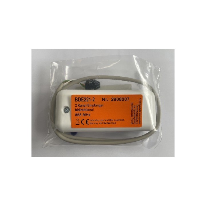 Récepteur 2 canaux 868Mhz BERNER Référence 2908007 Bernier France