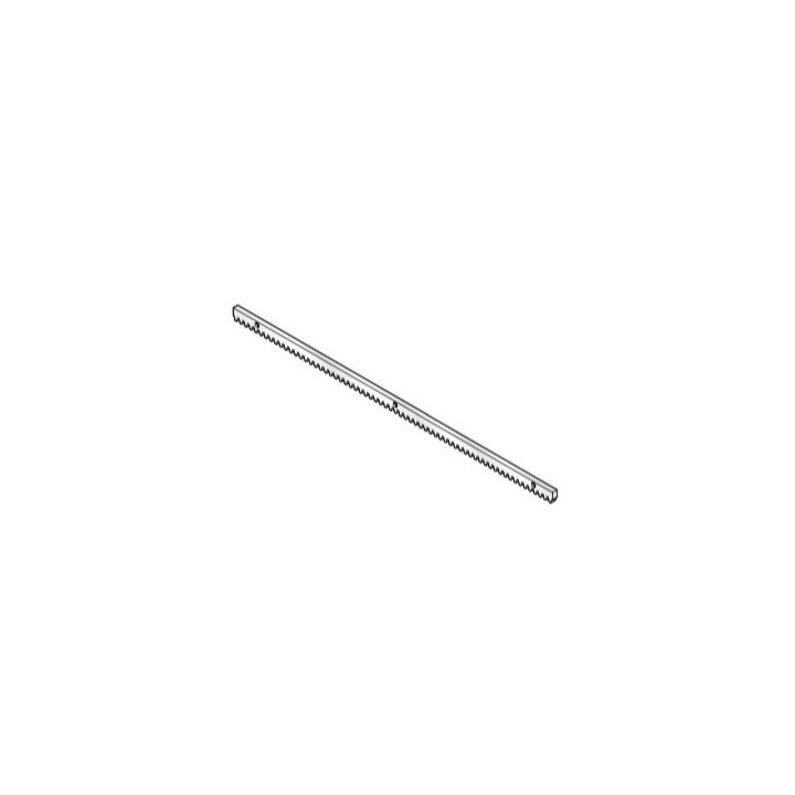Crémaillère, 1m Synthétique S6, pattes de fixation en haut Hormann Référence 438631
