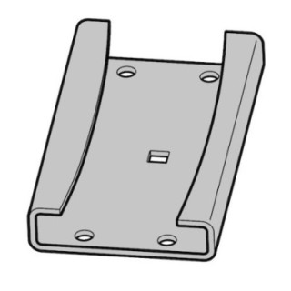 Renfort de courbe de rail de guidage ferrure N et L avec CR2 Hormann Référence 3097977