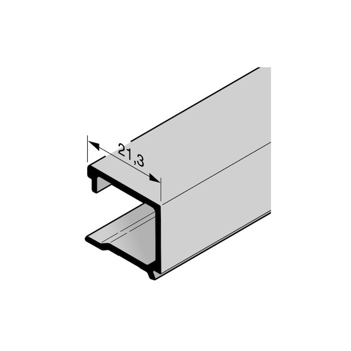 Parclose en aluminium pour portillon indépendant GA 014, E6 / C0 Hormann Référence 3097078