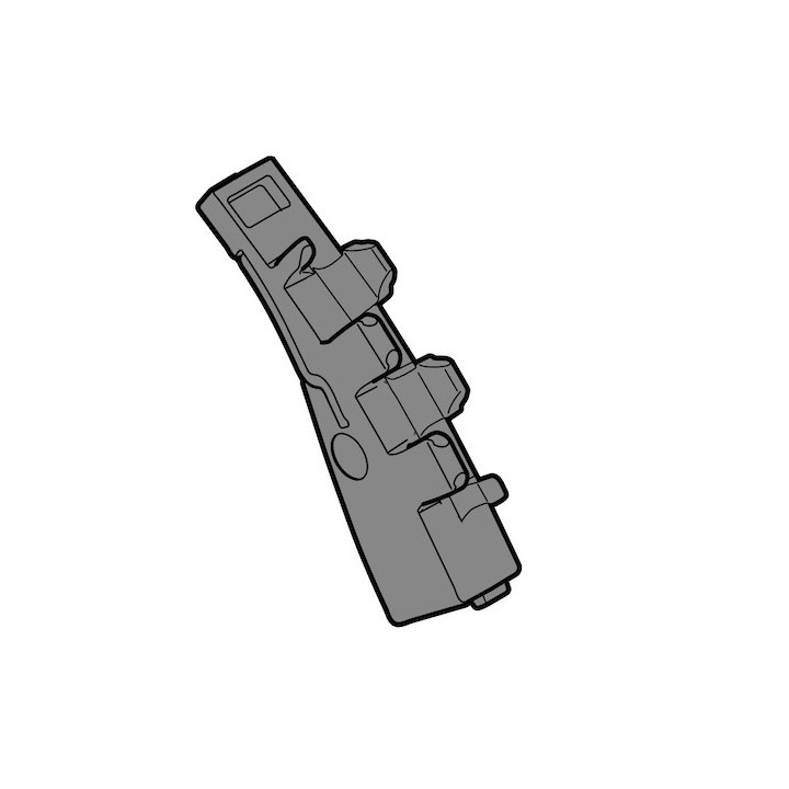 Guidage de câble gauche, ferrure L section de porte inférieure, supérieure à 500mm Hormann Référence 3096963